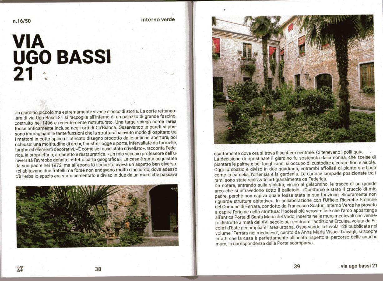 Apartamento Il Giardino Segreto Ferrara Exterior foto